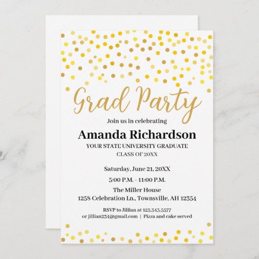 Einladung zur Graduiertengruppe (Vorne/Hinten)