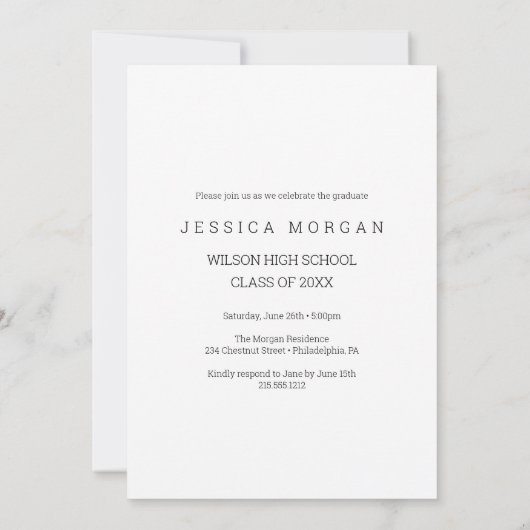 Einladung zur Graduiertengruppe mit Foto (Rückseite)