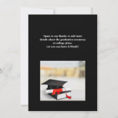 Einladung zur Graduiertengruppe mit Foto | Grün (Rückseite)