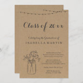 Einladung zur Graduiertengruppe | Rustikales Kraft (Vorne/Hinten)