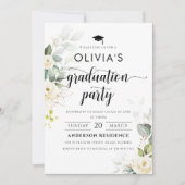 Einladung zur Graduiertenparty für Weißrosen (Vorderseite)