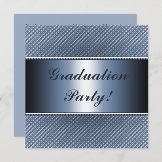 Einladung zur Graduierung (Vorne/Hinten)