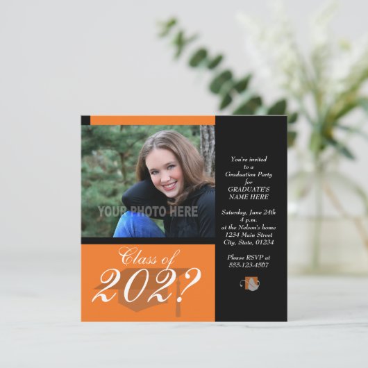 Einladung zur Graduierung (Stehend Vorderseite)