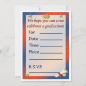 Einladung zur Graduierung (Rückseite)