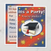 Einladung zur Graduierung (Vorne/Hinten)