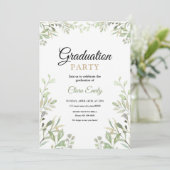 Einladung zur Graduierung (Stehend Vorderseite)