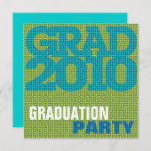 Einladung zur Graduierung (Vorne/Hinten)