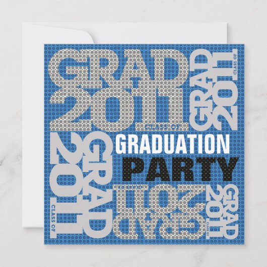Einladung zur Graduierung 2011 Blue 1 (Vorderseite)