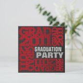 Einladung zur Graduierung 2011 Rot 2 (Stehend Vorderseite)