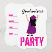 Einladung zur Graduierungspartei (Vorne/Hinten)