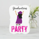 Einladung zur Graduierungspartei (Stehend Vorderseite)