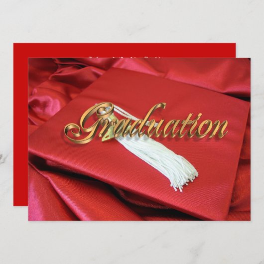 Einladung zur Graduierungspartei (Vorne/Hinten)