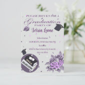 Einladung zur Graduierungspartei 2024 (Stehend Vorderseite)