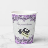 Einladung zur Graduierungspartei 2024 Pappbecher (Rückseite)