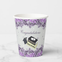 Einladung zur Graduierungspartei 2024 Pappbecher