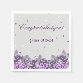Einladung zur Graduierungspartei 2024 Serviette