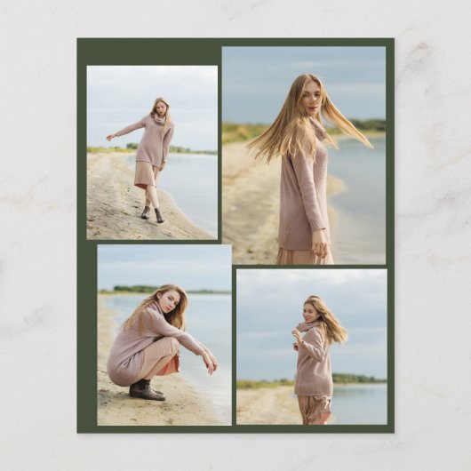 Einladung zur Graduierungspartei für Haushalt 4 Fo Flyer (Hinten)