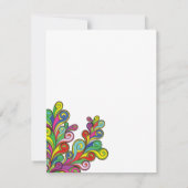 Einladung zur Graduierungspartei von Farbwellen (Rückseite)