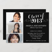 Einladung zur Graduierungsparty (Vorne/Hinten)