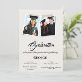 Einladung zur Graduierungsparty (Stehend Vorderseite)