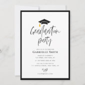 Einladung zur Graduierungsparty (Vorderseite)