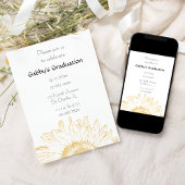 Einladung zur Grafischen Sonnenblumen