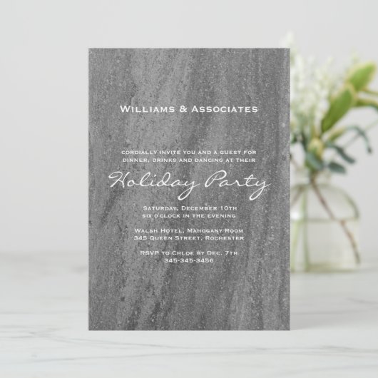 Einladung zur Granitfeier (Stehend Vorderseite)