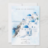 Einladung zur griechischen Hochzeit (Rückseite)