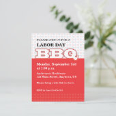 Einladung zur GRILLEN am Arbeitstag (Stehend Vorderseite)