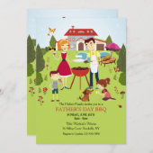 Einladung zur GRILLEN der Familie (Vorne/Hinten)