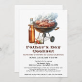 Einladung zur GRILLEN des Vaters - Hamburger, Getr (Vorne/Hinten)