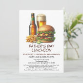 Einladung zur GRILLEN des Vaters - Hamburger, Getr (Stehend Vorderseite)