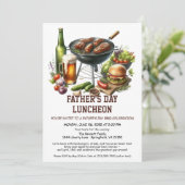 Einladung zur GRILLEN des Vaters - Hamburger, Getr (Stehend Vorderseite)