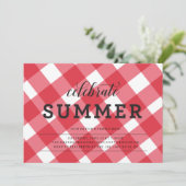 Einladung zur Grillen von Sommerpicknicken (Stehend Vorderseite)