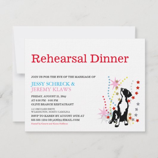 Einladung zur großen Dane-Probe (Vorderseite)