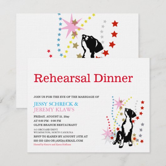 Einladung zur großen Dane-Probe (Vorne/Hinten)