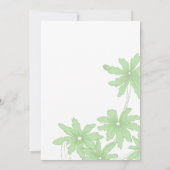 Einladung zur Grüne-Daisies-Graduierungspartei (Rückseite)