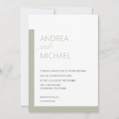 Einladung zur Grüne Hochzeit (Vorderseite)