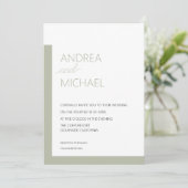 Einladung zur Grüne Hochzeit (Stehend Vorderseite)