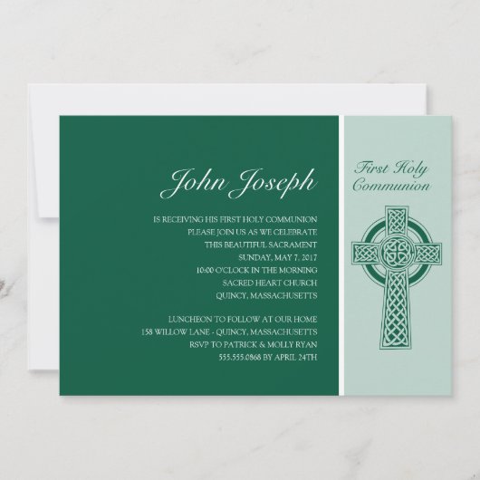 Einladung zur Grüne Kreuzung (Vorderseite)