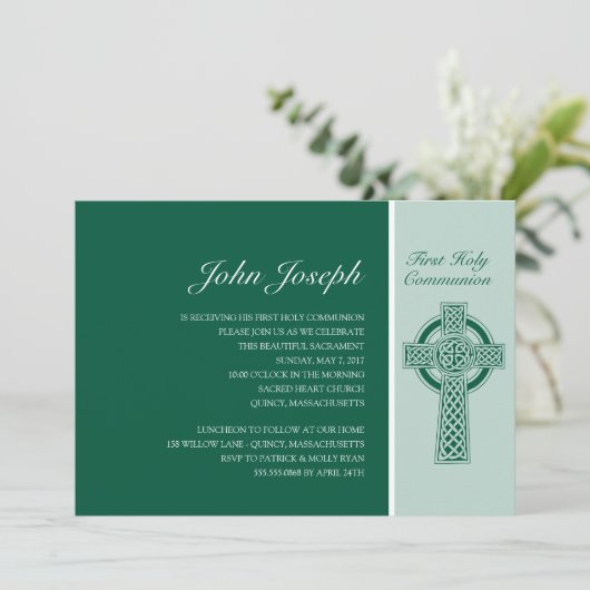 Einladung zur Grüne Kreuzung (Stehend Vorderseite)