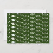 Einladung zur Grüne Partei der MBA (Rückseite)