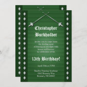 Einladung zur Grünen Geburtstagspartei (Vorne/Hinten)