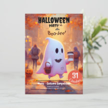 Einladung zur Halloween-Party