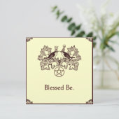 Einladung zur Handhabung (Stehend Vorderseite)