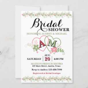 Einladung zur Harts Bridal Dusche