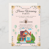 Einladung zur Haushaltserwärmung (Vorne/Hinten)