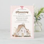 Einladung zur Haushaltserwärmung (Stehend Vorderseite)