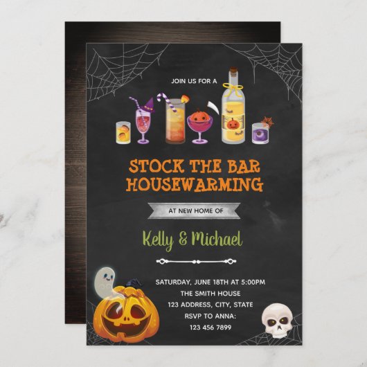 Einladung zur Haushaltserwärmung (Vorne/Hinten)