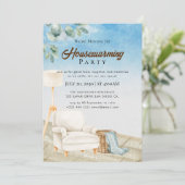 Einladung zur Haushaltserwärmung (Stehend Vorderseite)